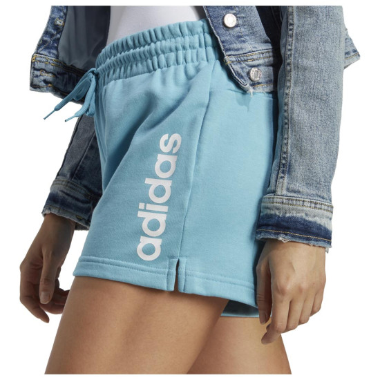 Adidas Γυναικείο σορτς Essentials Linear French Terry Shorts